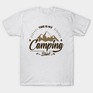 This is My Camping Shirt - Funny Camping T-Shirt